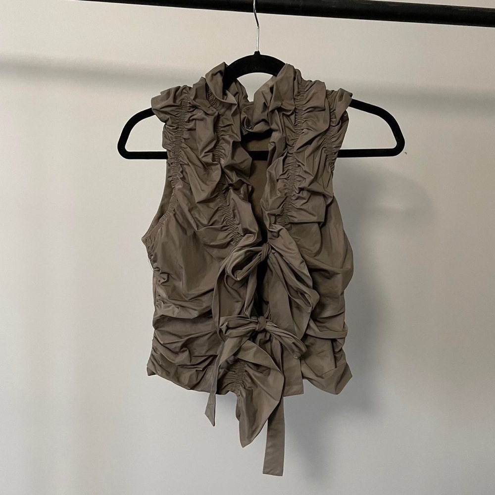 Ruched subversive vest